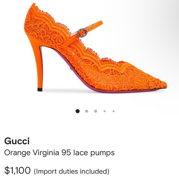 Gucci Shoes Brand New Gucci Lace Pumps Poshmark